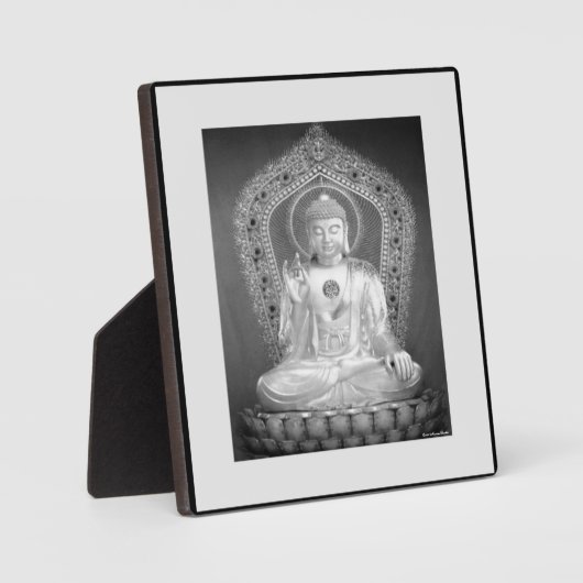 Buddha Plaque Fotoplatte (Vorderseite)
