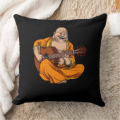 Buddha Playing Gitarre Zen Yoga Meditation Kissen (Decke)