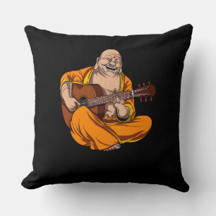 Buddha Playing Gitarre Zen Yoga Meditation Kissen