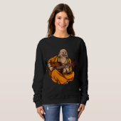 Buddha Playing Guitar Sweatshirt (Vorne ganz)