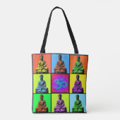 Buddha Pop Art Tasche (Rückseite)