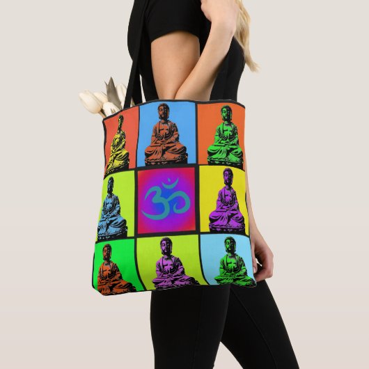 Buddha Pop Art Tasche (Von Nahem)