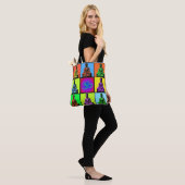 Buddha Pop Art Tasche (Am Model)