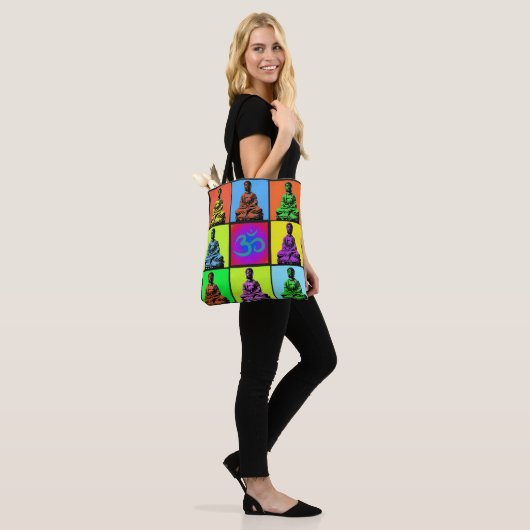 Buddha Pop Art Tasche (Am Model)