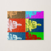 Buddha-Pop-Kunst-Art Puzzle (Horizontal)