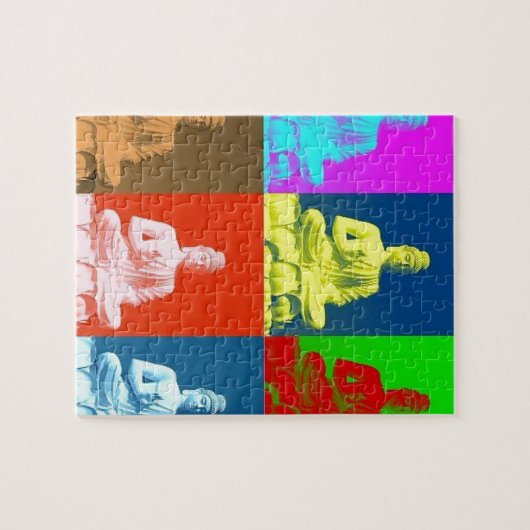 Buddha-Pop-Kunst-Art Puzzle (Horizontal)