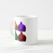 Buddha - Popkunst Kaffeetasse (Vorderseite Links)