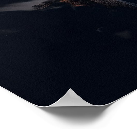 Buddha-Portrait | Digital Art Poster (Ecke)