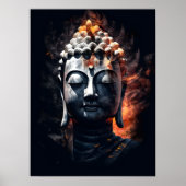 Buddha-Portrait | Digital Art Poster (Vorne)