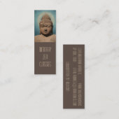 Buddha-Portrait Mini Visitenkarte (Vorne/Hinten)