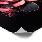 Buddha Portrait mit Lotus | Art Poster (Ecke)