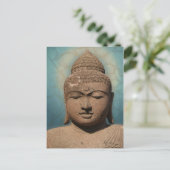 Buddha Porträt Postkarte (Stehend Vorderseite)