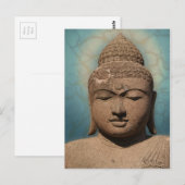 Buddha Porträt Postkarte (Vorne/Hinten)