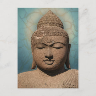 Buddha Porträt Postkarte