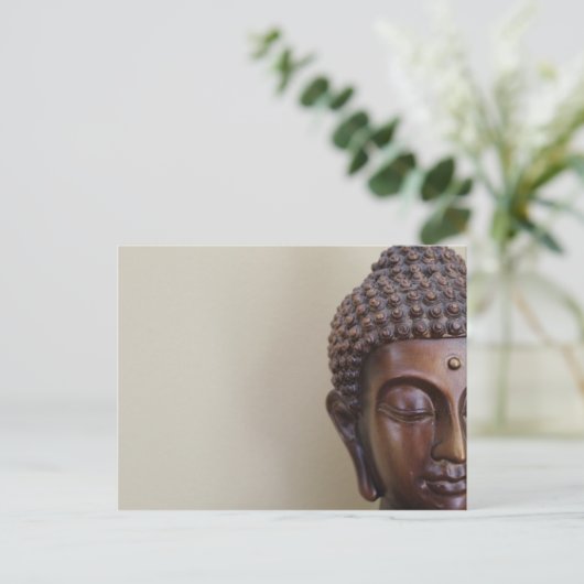 Buddha Postcard Postkarte (Stehend Vorderseite)