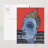 Buddha Postcard Postkarte (Vorne/Hinten)