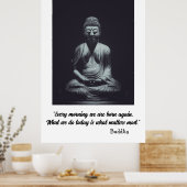 Buddha Poster (Küche)