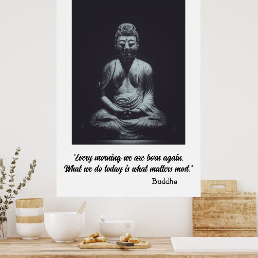 Buddha Poster (Küche)