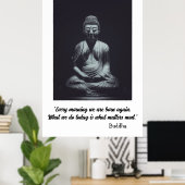Buddha Poster (Heimbüro)