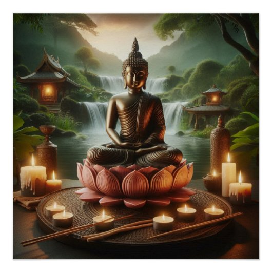 Buddha Poster (Vorderseite)