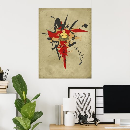 Buddha Poster (Heimbüro)
