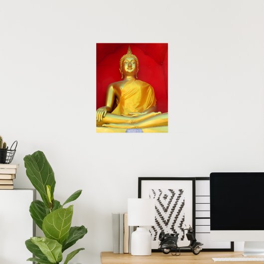Buddha Poster (Heimbüro)