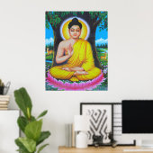 Buddha Poster (Heimbüro)