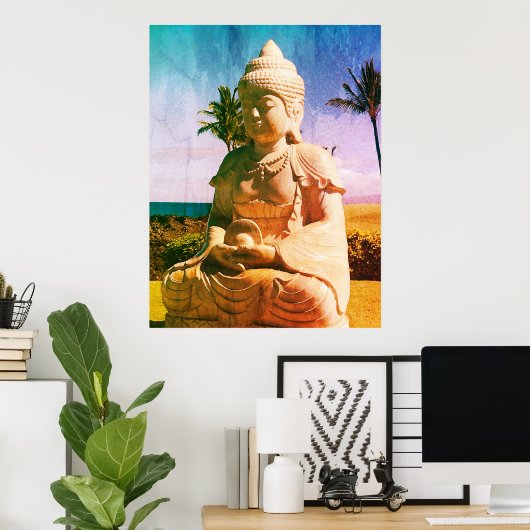 Buddha Poster (Heimbüro)