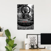 Buddha Poster (Heimbüro)