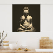 Buddha Poster (Küche)