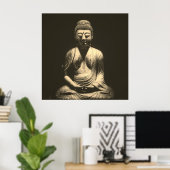 Buddha Poster (Heimbüro)