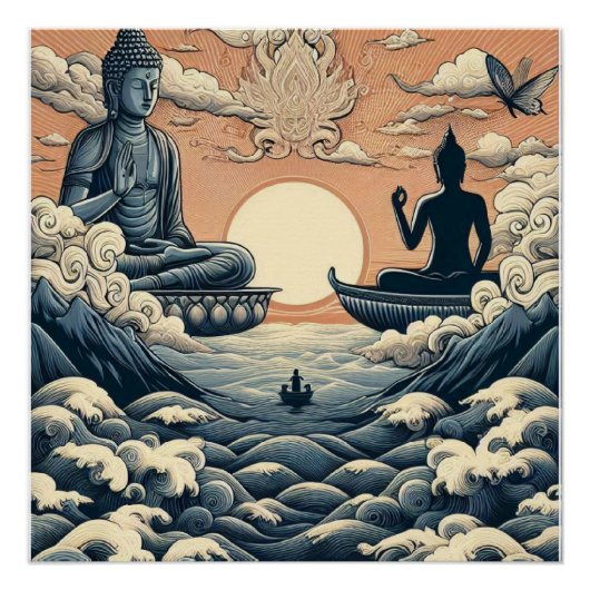 Buddha Poster (Vorderseite)