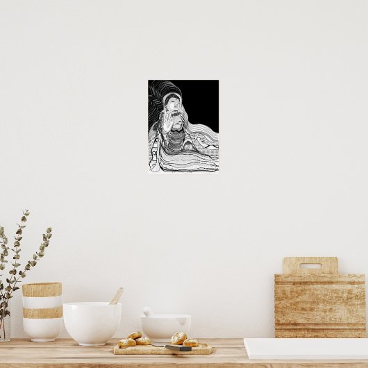 Buddha Poster (Küche)