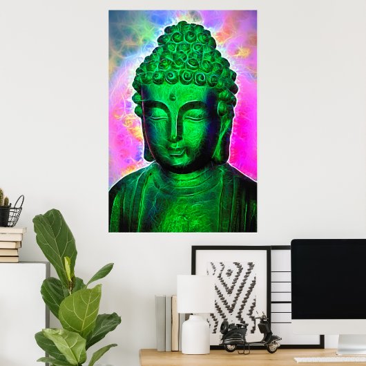 Buddha Poster (Heimbüro)