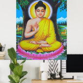 Buddha Poster (Heimbüro)