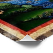 Buddha Poster Druck (Ecke)