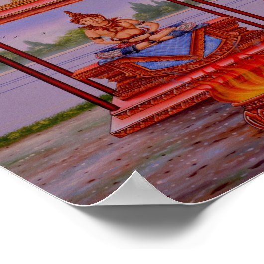 Buddha-Poster Poster (Ecke)