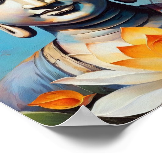 Buddha-Poster Poster (Ecke)
