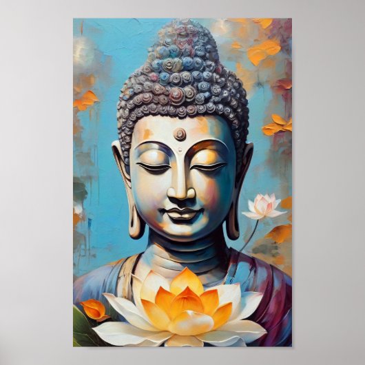 Buddha-Poster Poster (Vorne)