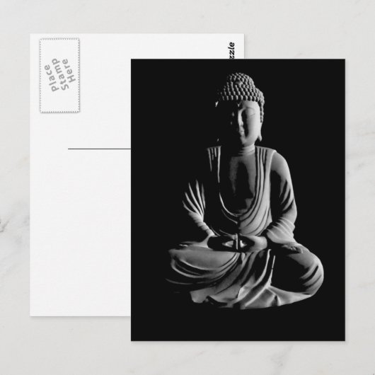 Buddha Postkarte (Vorne/Hinten)