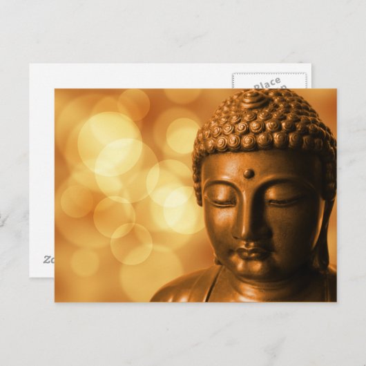 Buddha Postkarte (Vorne/Hinten)