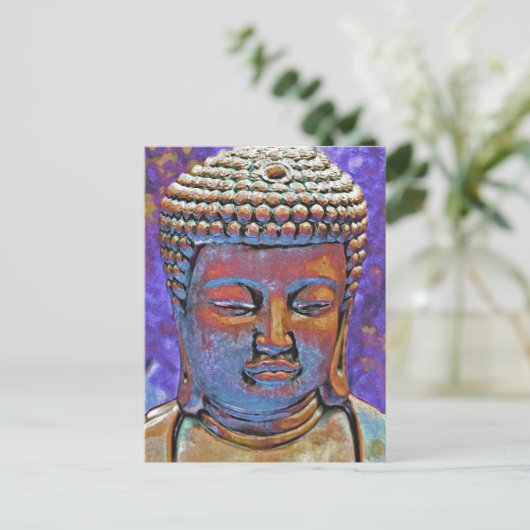 Buddha Postkarte (Stehend Vorderseite)