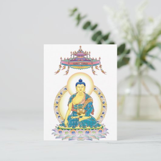 Buddha Postkarte (Stehend Vorderseite)