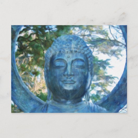 Buddha Postkarte (Vorderseite)