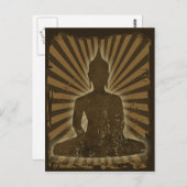 Buddha Postkarte (Vorne/Hinten)