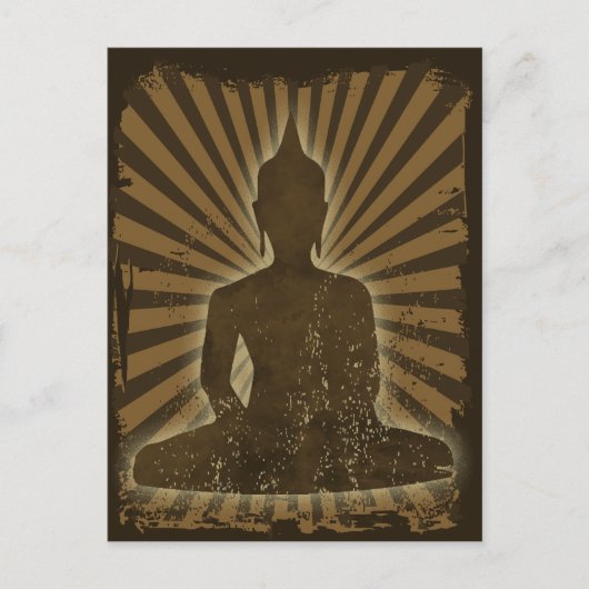 Buddha Postkarte (Vorderseite)