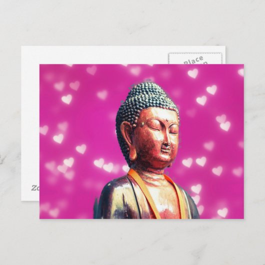 Buddha Postkarte (Vorne/Hinten)