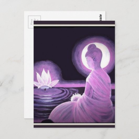Buddha Postkarte (Vorne/Hinten)