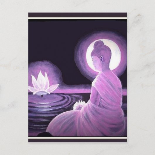 Buddha Postkarte (Vorderseite)