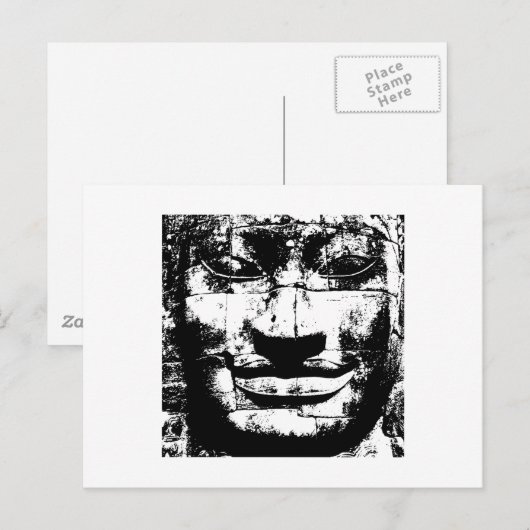 Buddha Postkarte (Vorne/Hinten)